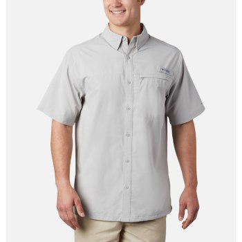 Pánské Košile Columbia PFG Grander Marlin Woven Short Sleeve Šedé IRNQSO270